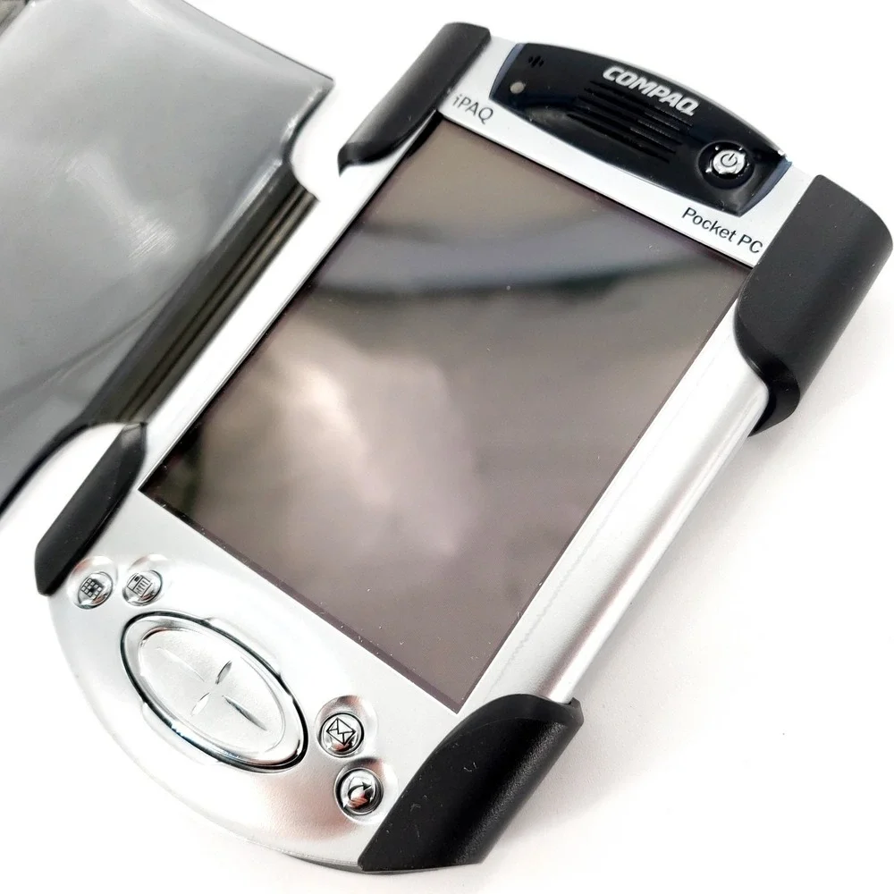 Compaq 3955 iPAQ Pocket PC w/ Cover & Stylus Untested Excellent Condition